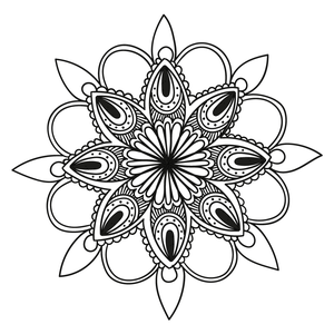 Mandala Floral #16