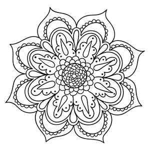 Mandala Floral #21