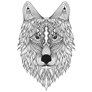 Desenhos para colorir de desenho de um lobo para colorir online  