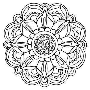 Mandala Floral #17