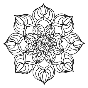 Mandala Floral #22