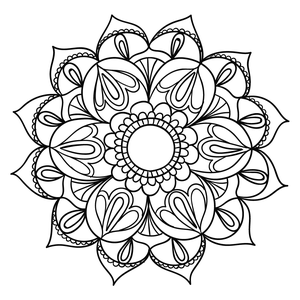 Mandala Floral #19