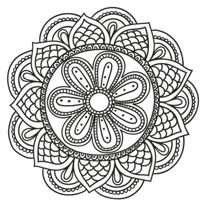 Mandala Floral #11