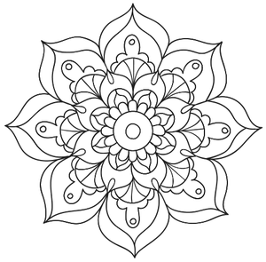 Desenho de Mandala 13 para Colorir - Colorir.com