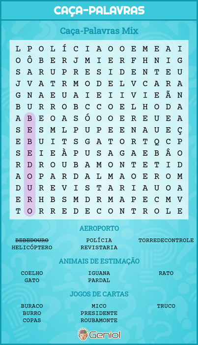 Caça-Palavras Mix