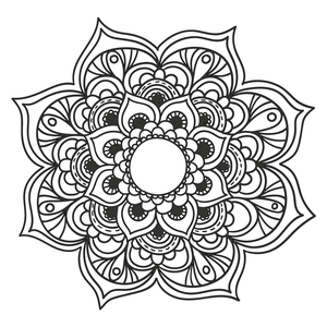 Mandalas - Colorir - Haja Paciência